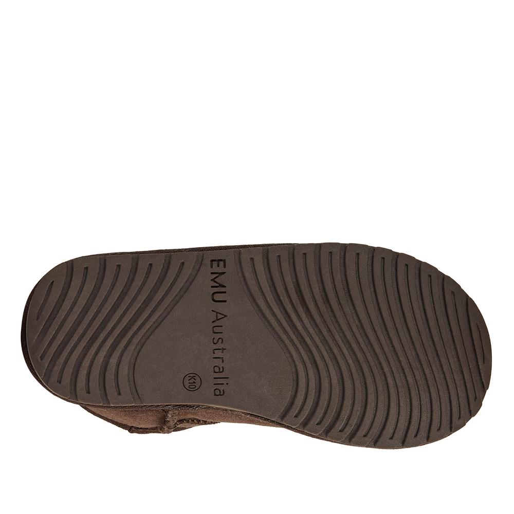 Detské topánky Emu Australia Daisy K13232CHOC  - hnedé