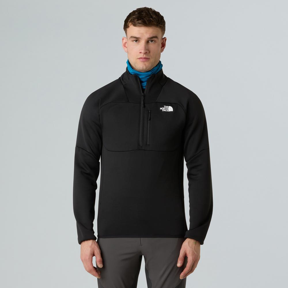 Mužský bunda The North Face Meteora 1/4 Zip 0A8E1MJK31 - čierne