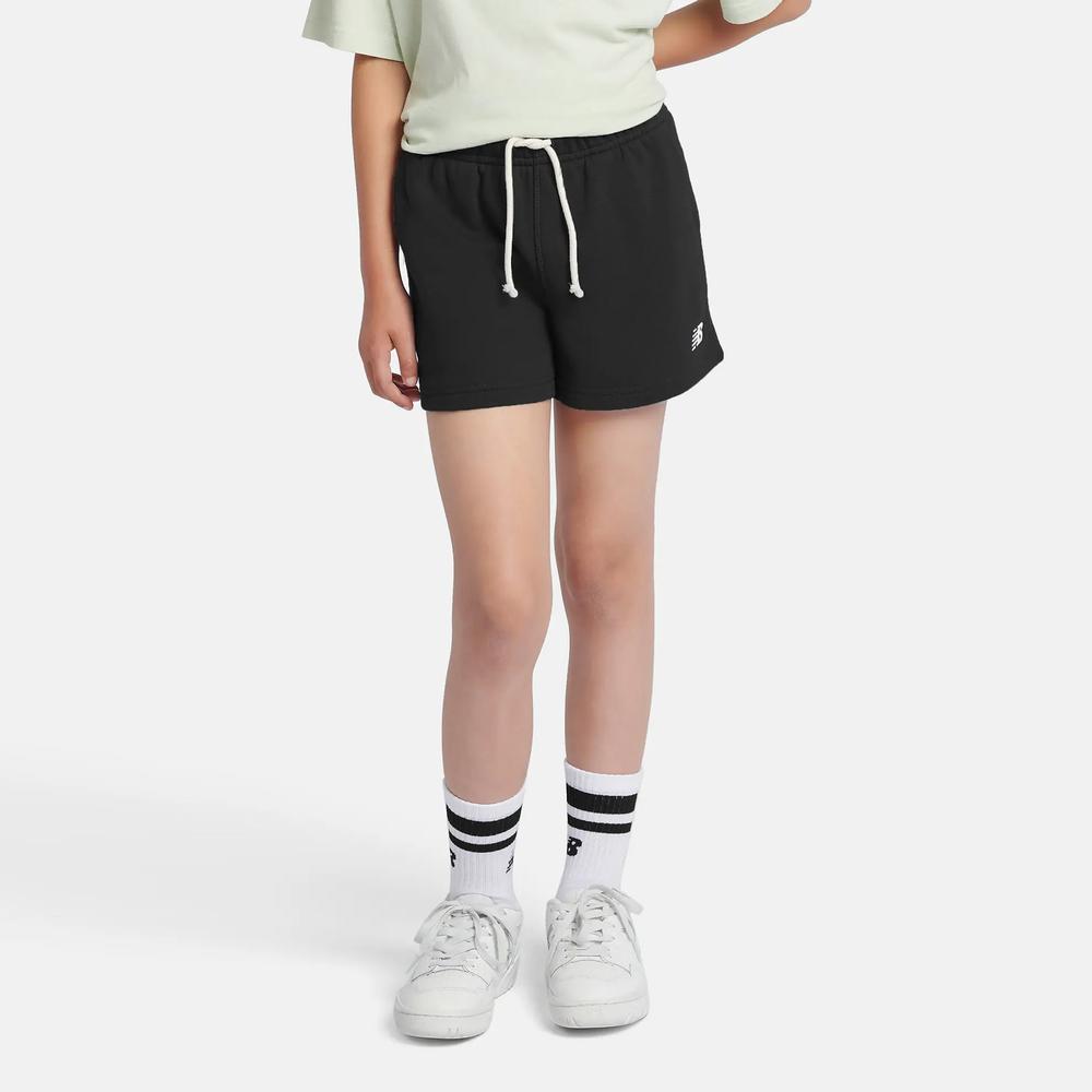 Detské Šortky New Balance LAKG0006BK - čierne