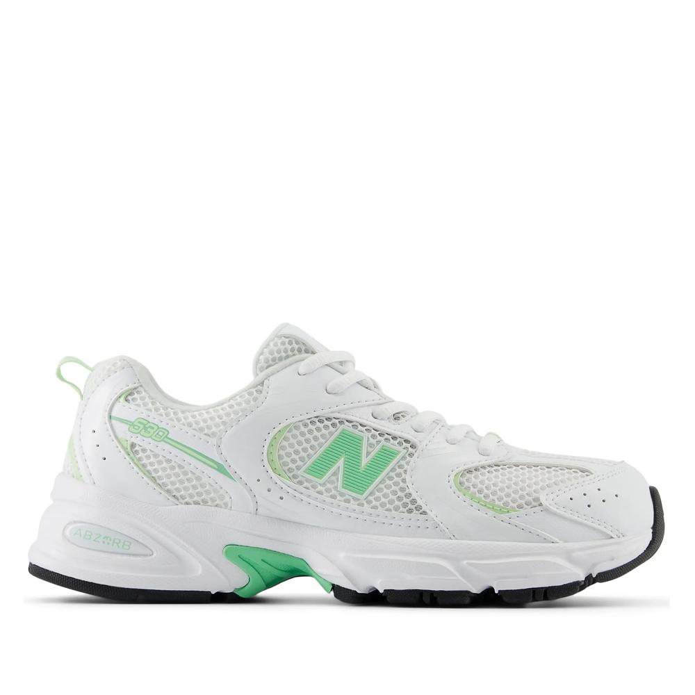 Detské topánky New Balance GR530SM - biele
