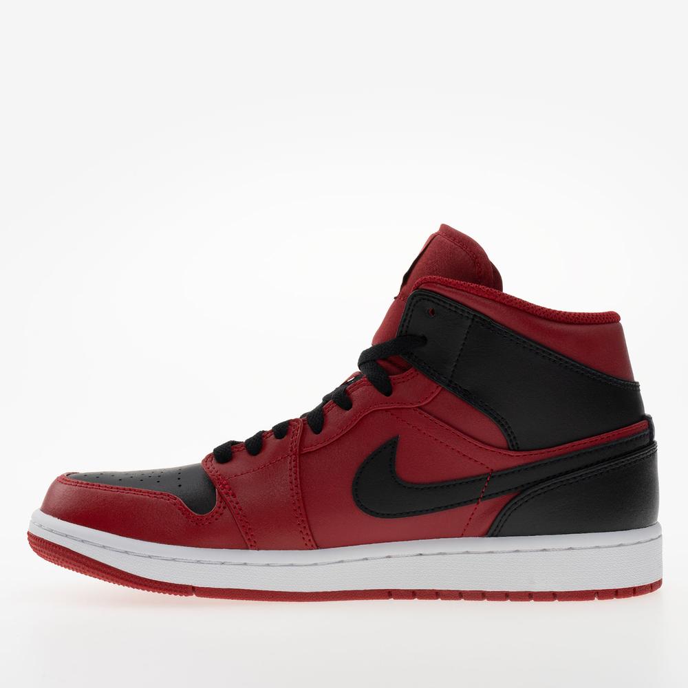 Pánske topánky Air Jordan 1 MID 554724-660 - červené