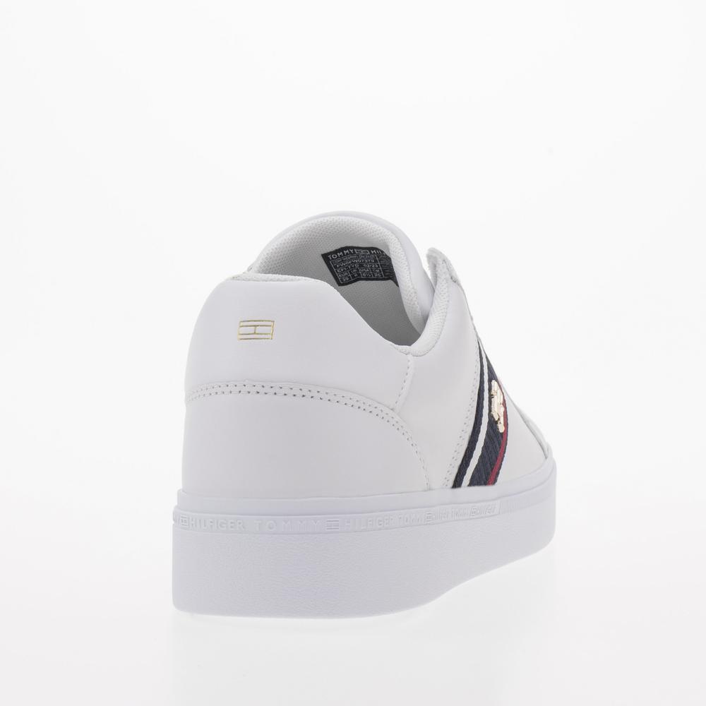 Topánky Tommy Hilfiger Corp Webbing Sneaker FW0FW07379-YBS - biele