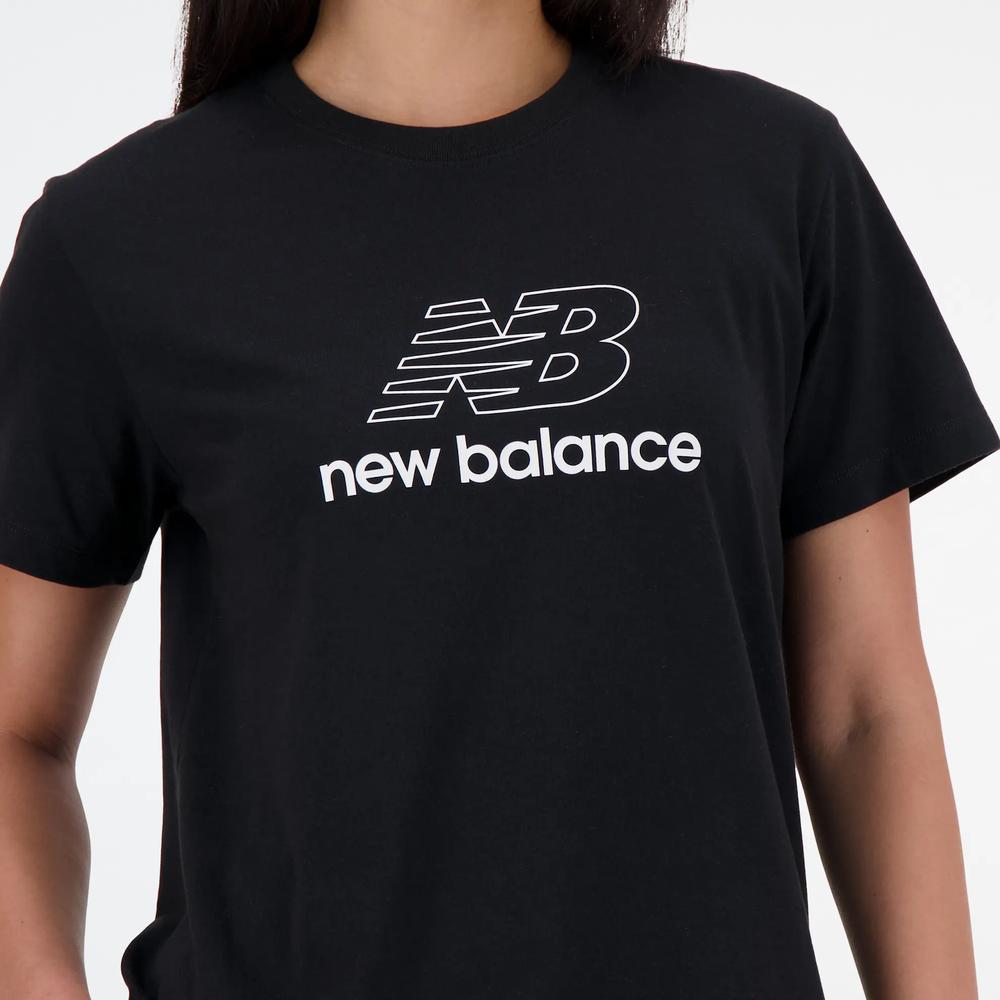Dámske tričko New Balance WT41816BK - čierne