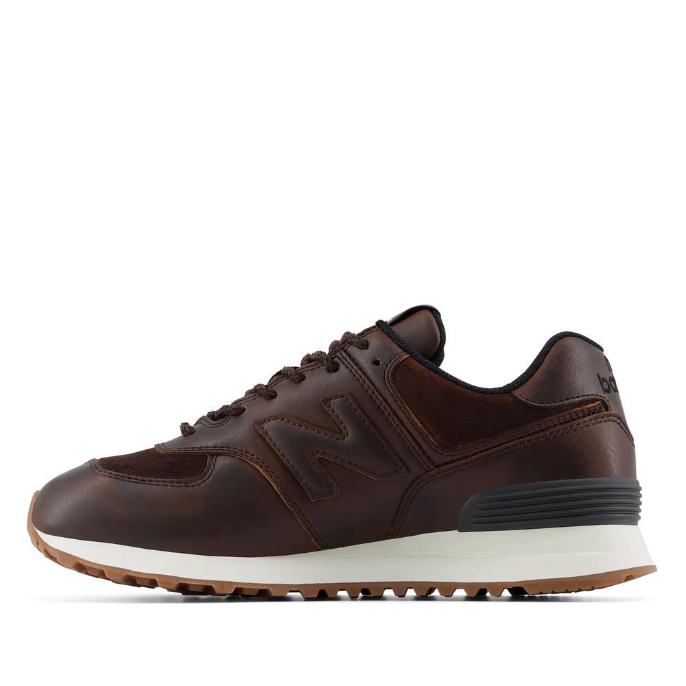 Dámske topánky New Balance W574HM - hnedé