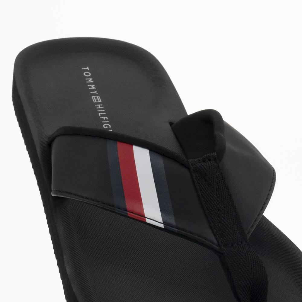Žabky Tommy Hilfiger Comfortable Padded FM0FM04473-BDS - čierne