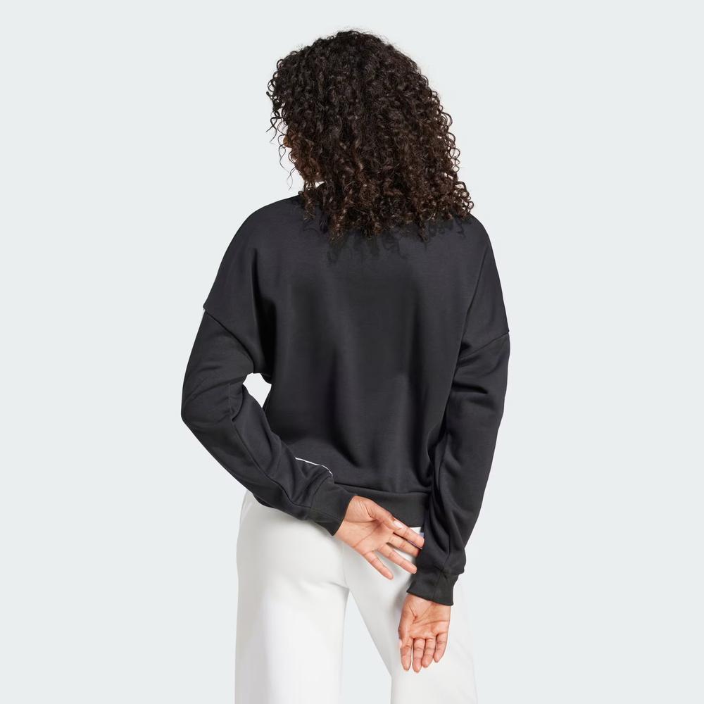 Dámská blúza adidas Sportswear Essentials 3-Stripes French Terry JE0016 - čierne