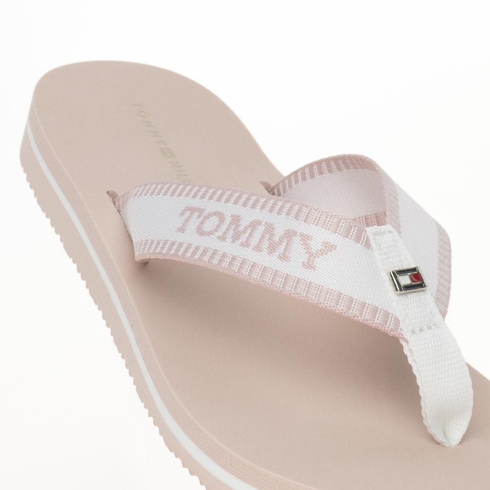 Žabky Tommy Hilfiger Webbing Pool Slide FW0FW07859-0LA - ružové