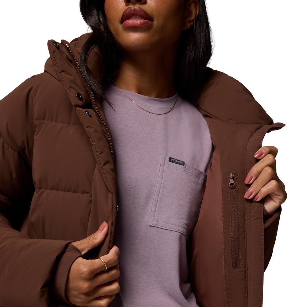 Dámská bunda Columbia Amaze Puff 2133714256 - hnedé