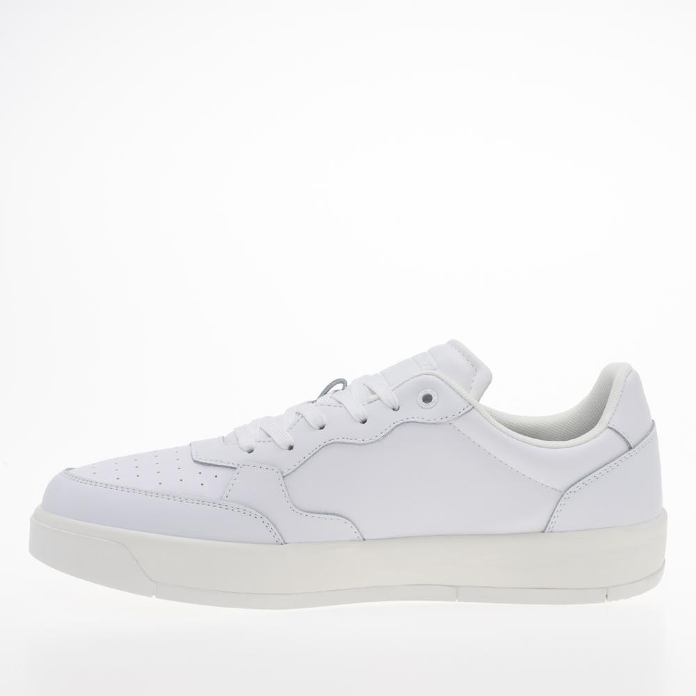 Topánky Tommy Jeans Essential Retro Leather Half Cleat EM0EM00899-YBR - biele