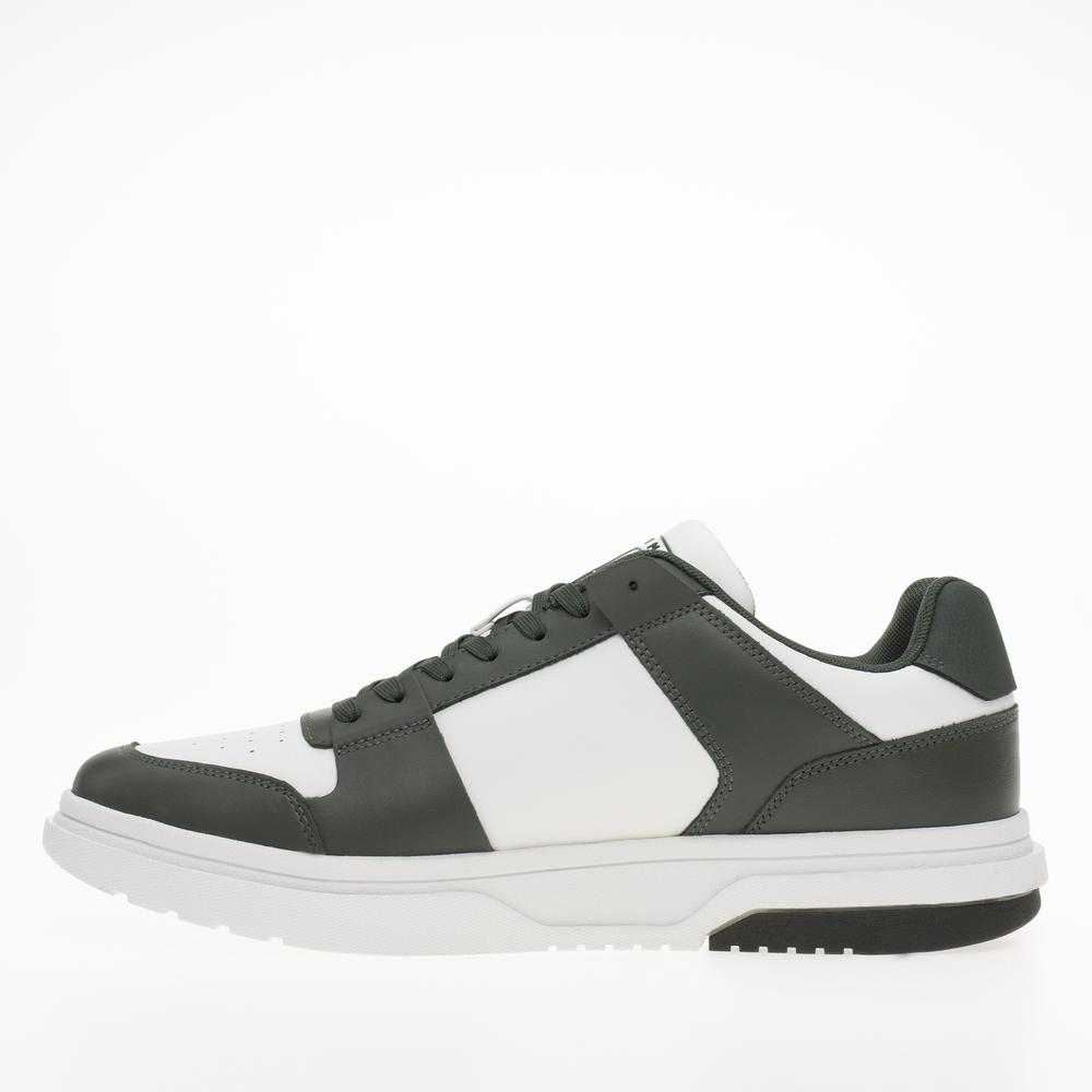 Topánky Tommy Jeans TJM Leather Cupsole 2.0 EM0EM01283-0K4 - biele