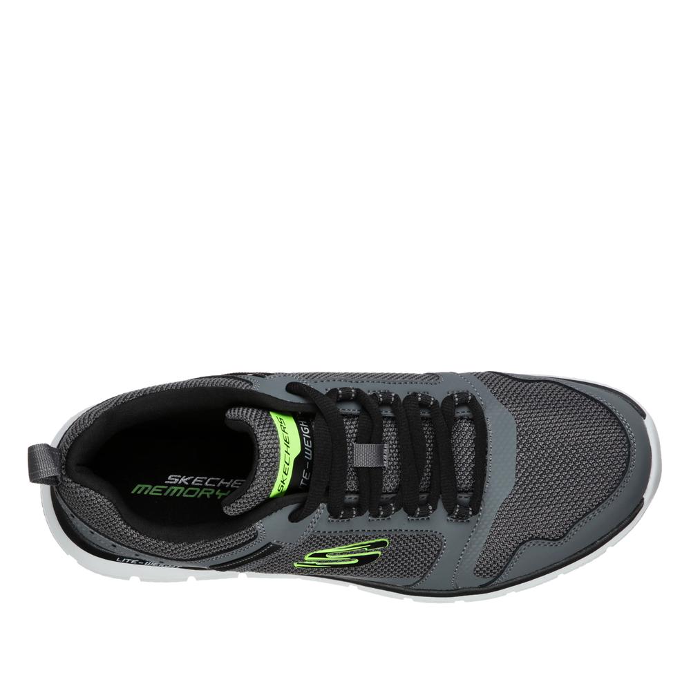 Unisex topánky Skechers Track Knockhill 232001CCBK - šedý