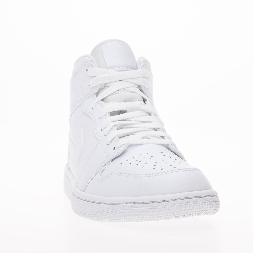 Topánky Nike Air Jordan 1 MID 554724-136 - biele