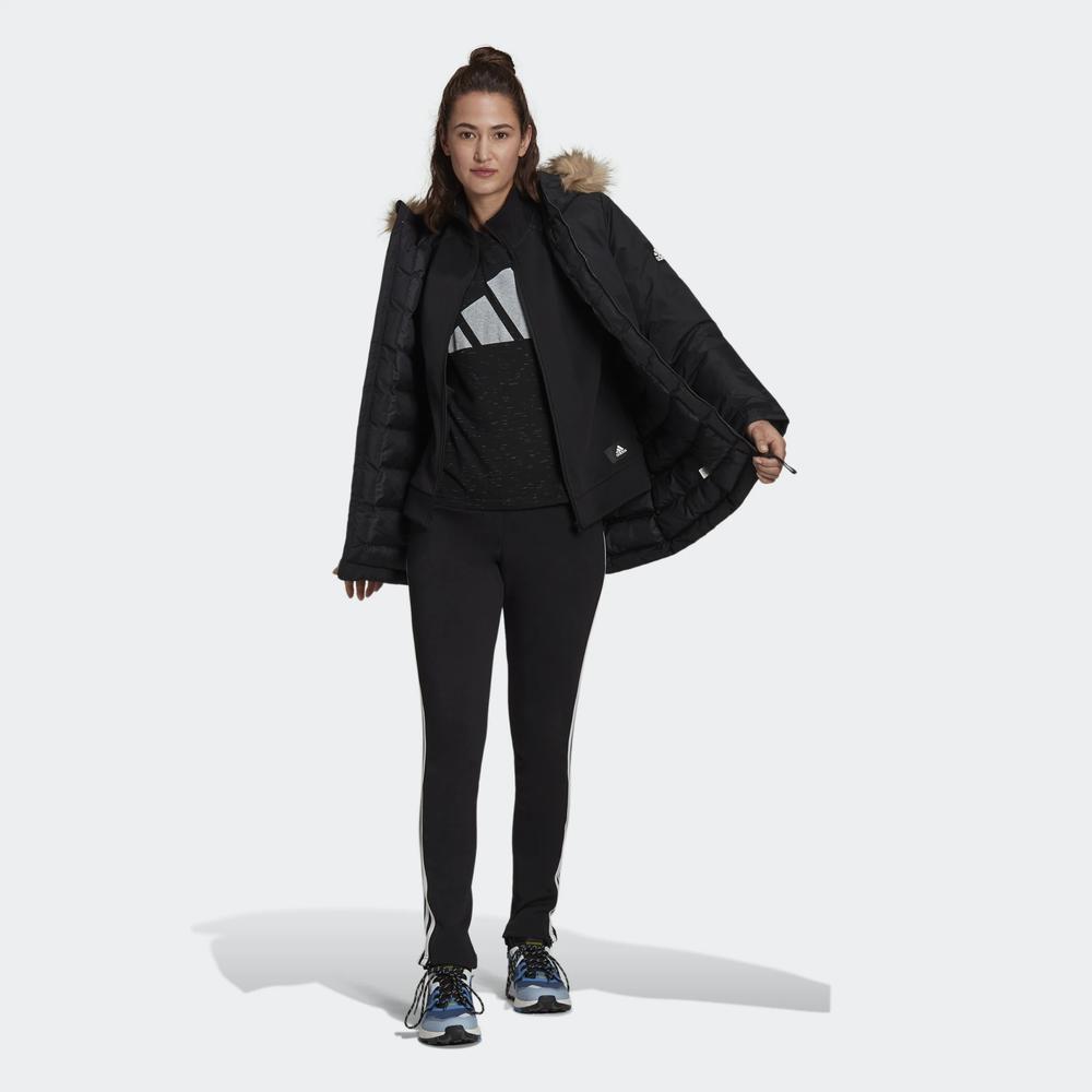 Bunda adidas Utilitas Hooded Hooded Parka GT1707 - čierne