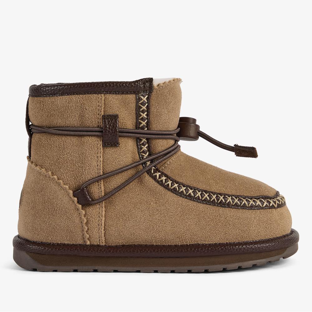 Detské topánky Emu Australia Hunter Mini K13349MUSH - hnedé