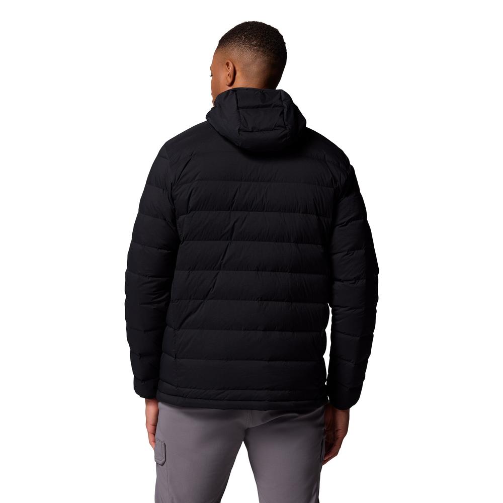 Mužský bunda Columbia Peak Down Hooded 2133972010 - čierne