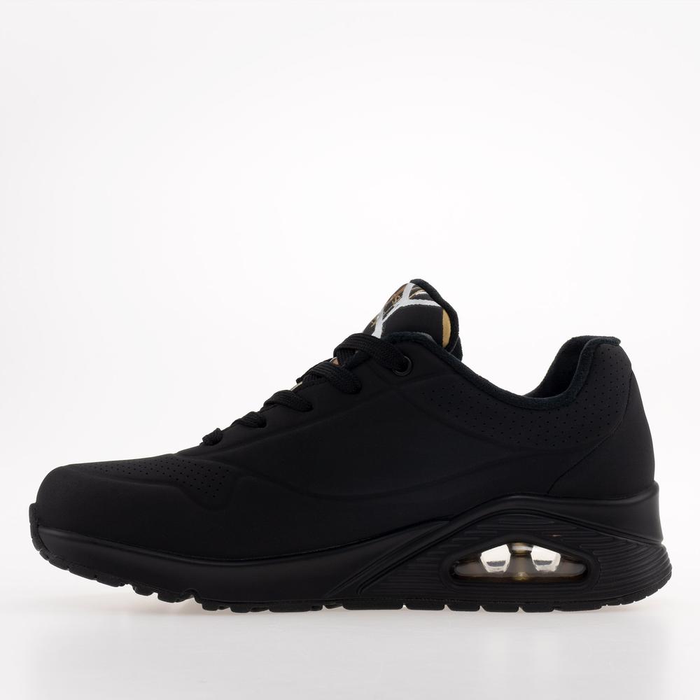 Topánky Skechers Uno Metallic Love 155523BKGD - čierne