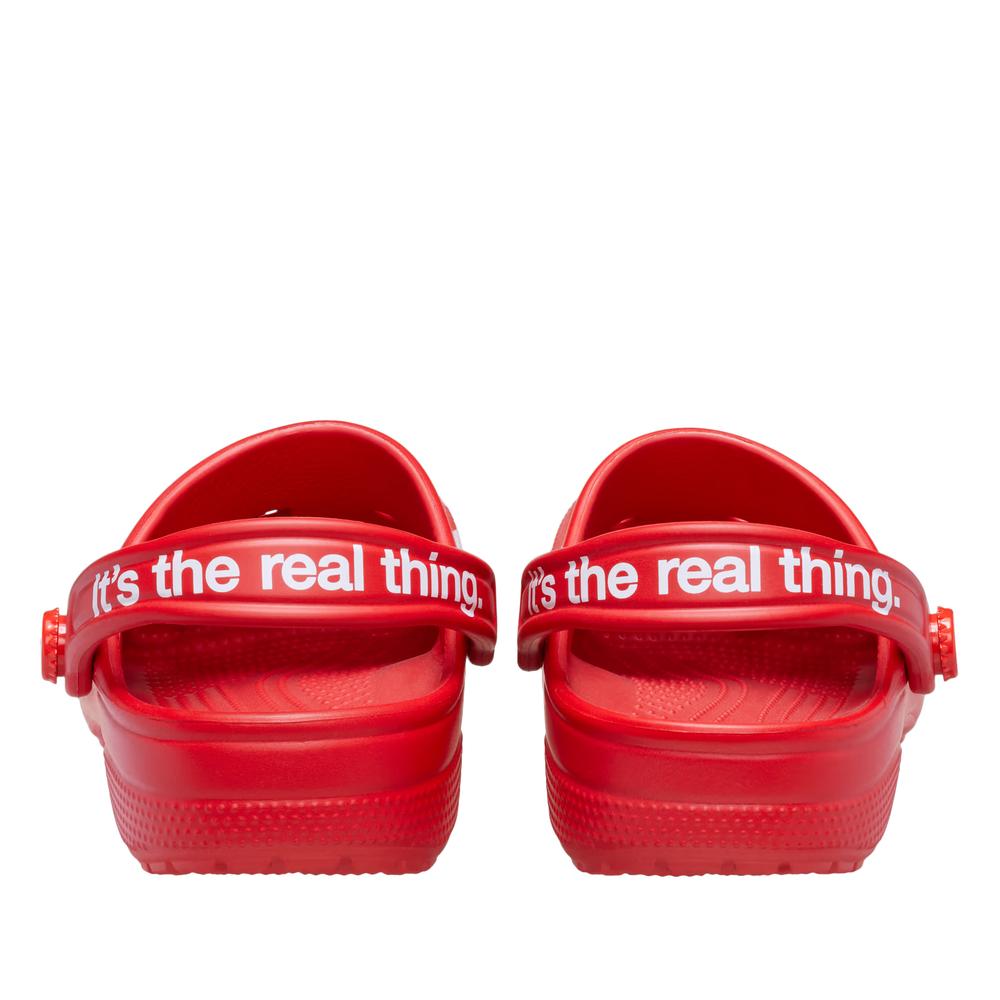Klapky Crocs Coca Cola Classic Clog 212129-90H - červené