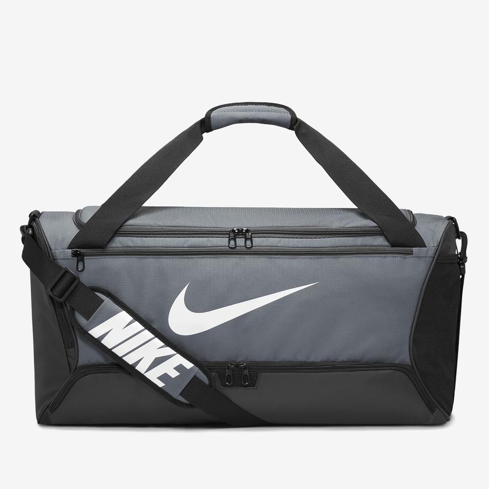 Športová taška Nike Brasilia 9.5 DH7710-068 - šedý