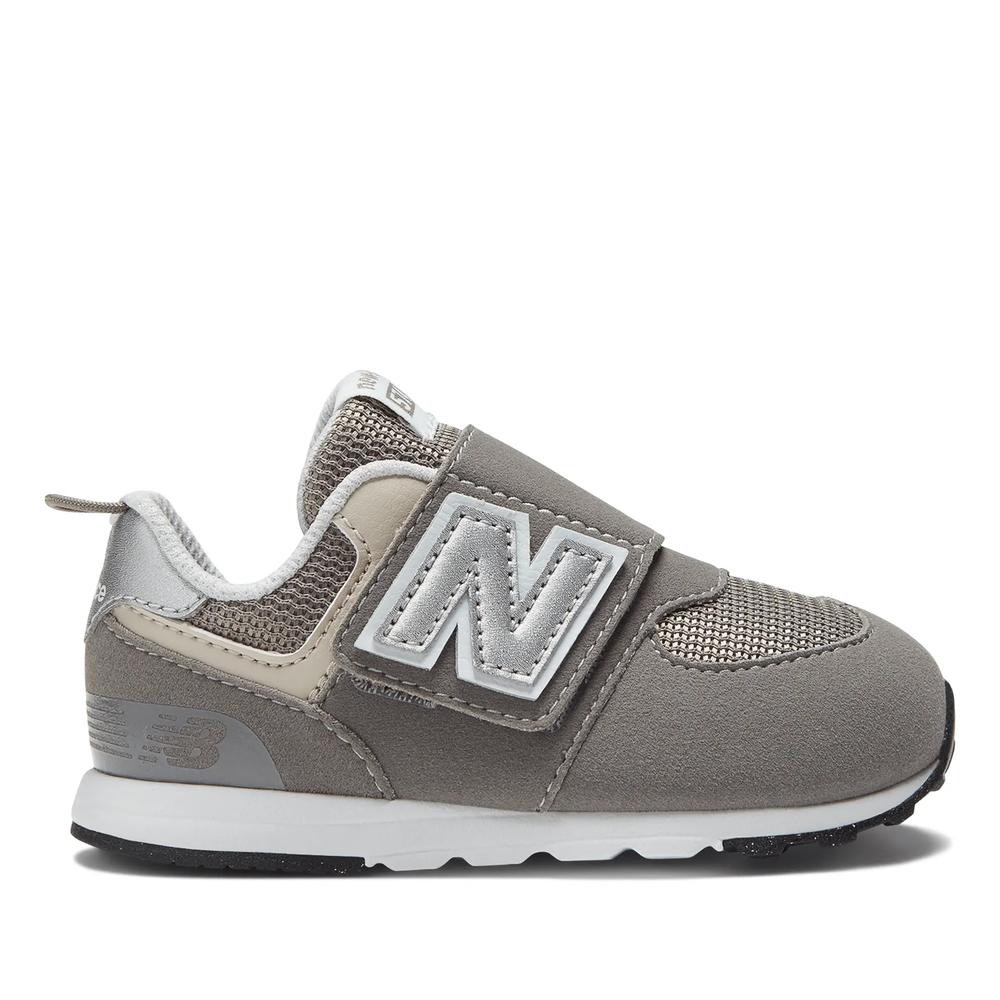Detské topánky New Balance NW574GR – sivé