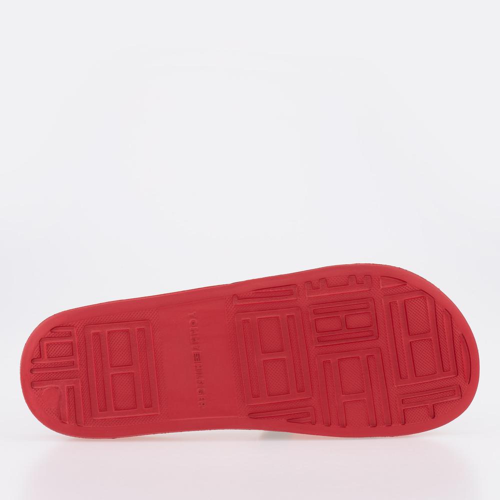 Klapky Tommy Hilfiger Rubber Flag Pool FM0FM04263-XLG - červené