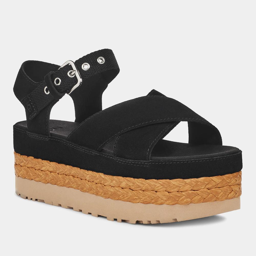 Sandále Ugg Aubrey Platform Sandal 1152711-BLK - čierne