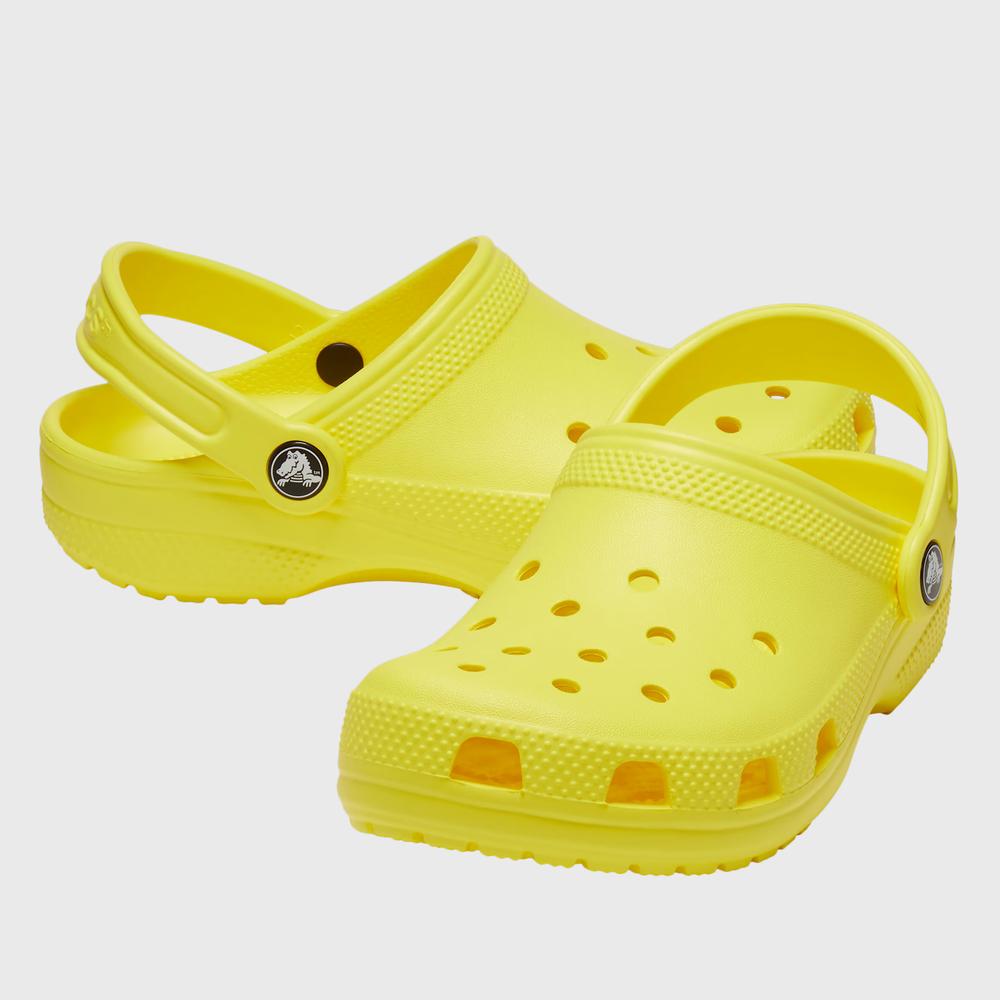Klapky Crocs Classic Clog 206991-77J - žltá