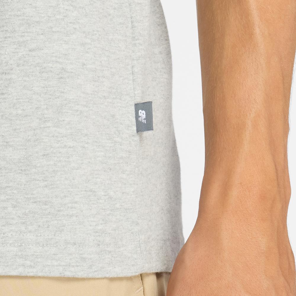 Pánske tričko New Balance MT61778SAG - šedý