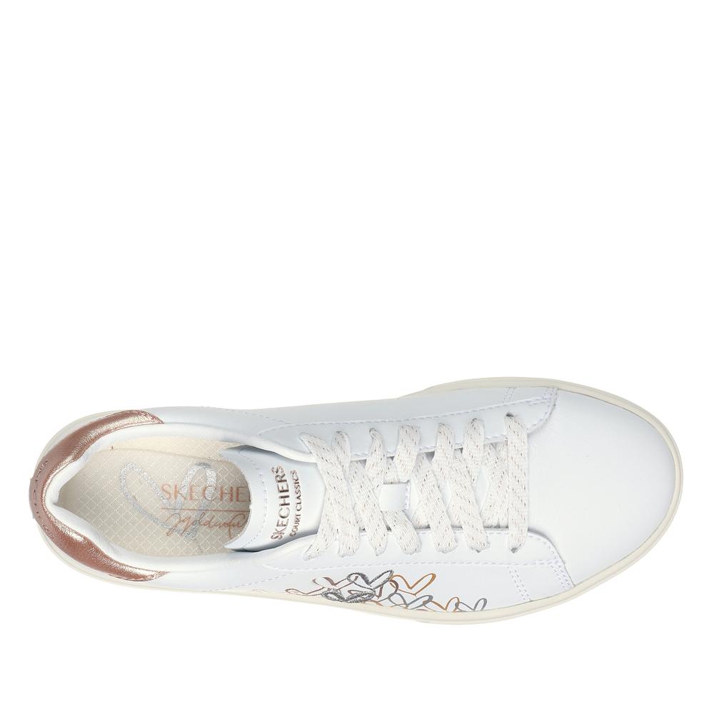 Topánky Skechers Eden LX Gleaming Hearts 185129WMLT - biele