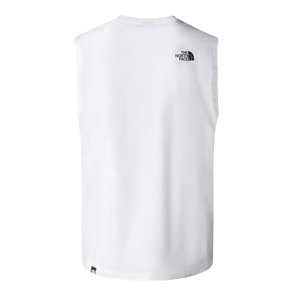 Tričko The North Face Simple Dome Tank 0A87R3FN41 - biele