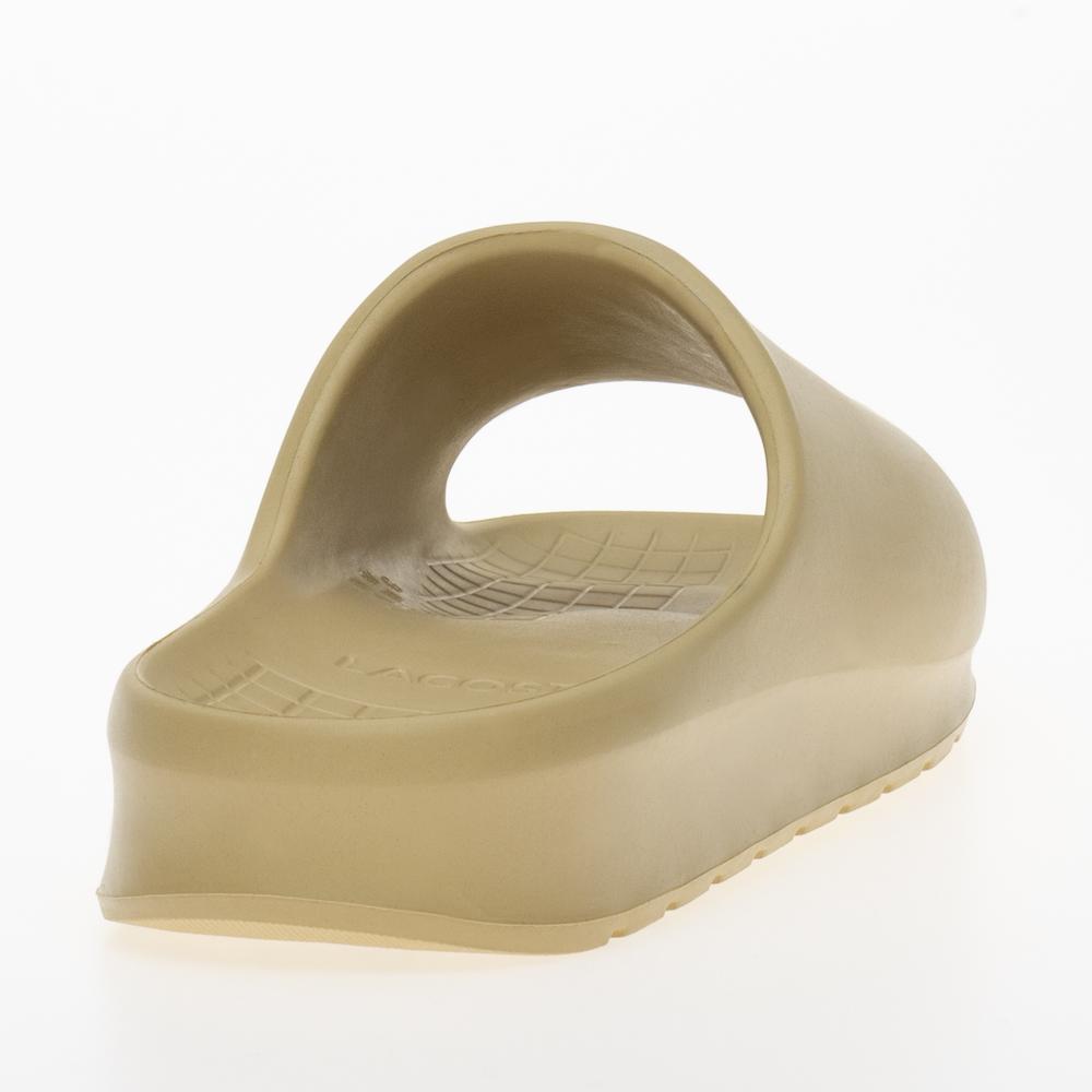 Klapky Lacoste Serve Slide 20 747CFA0020-CJ2 - béžové