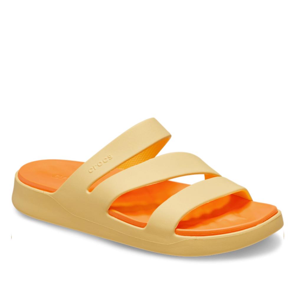 Klapky Crocs Getaway Strappy 209587-78Z - žltá