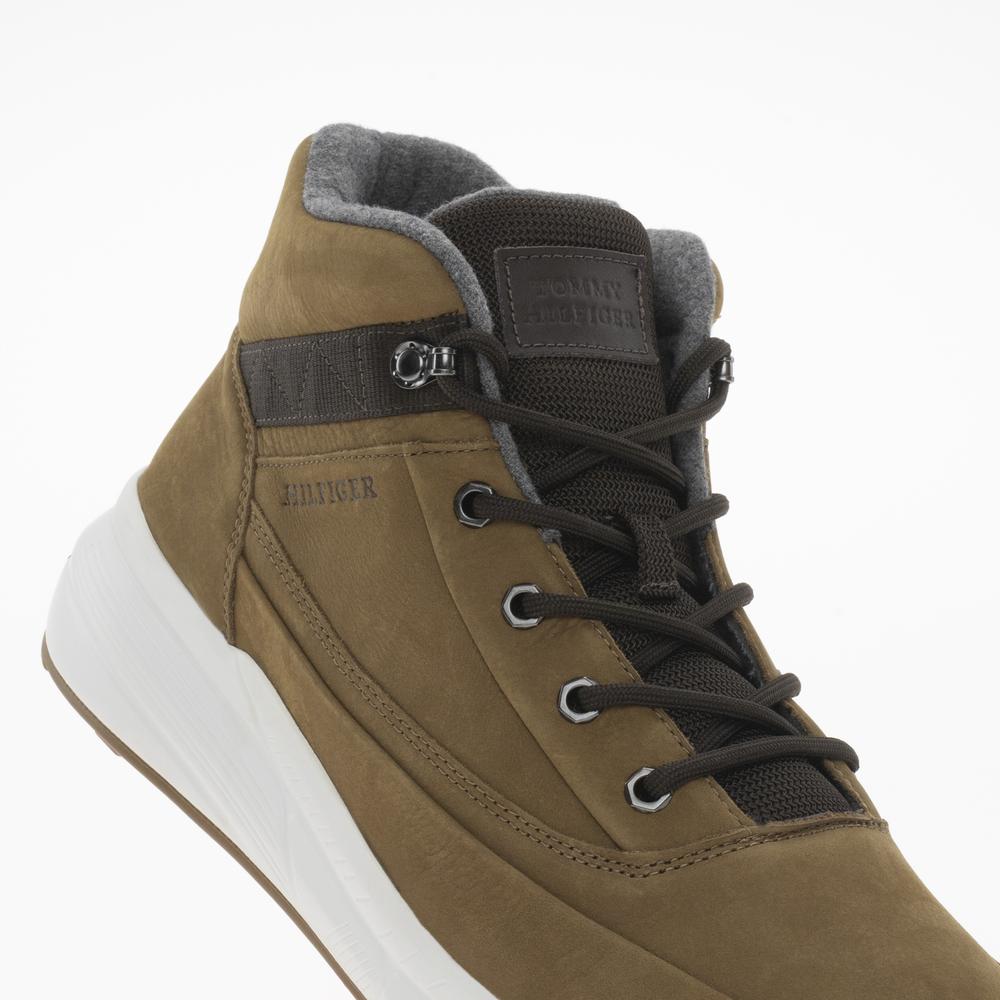 Topánky Tommy Hilfiger Warm Nubuck Hybrid FM0FM05189-GWJ - hnedé