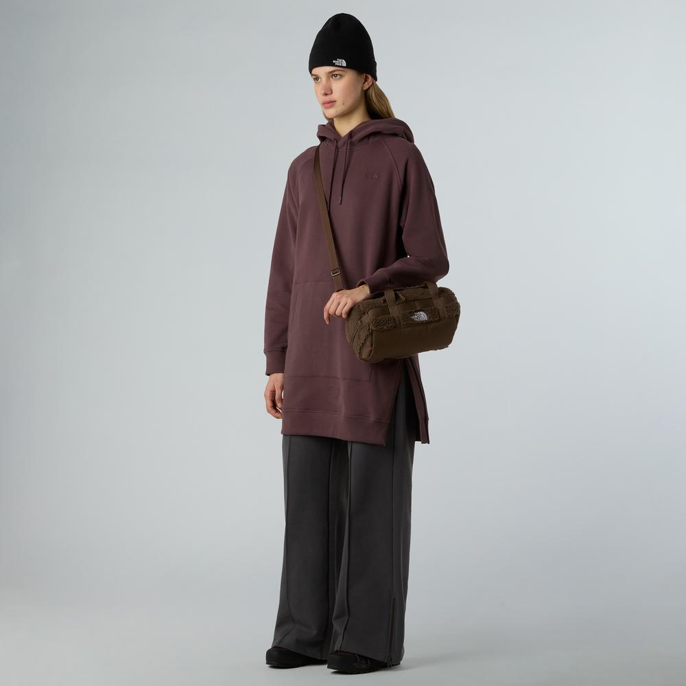Šaty The North Face Relaxed Hooded 0A8E48BQ71 - hnedé