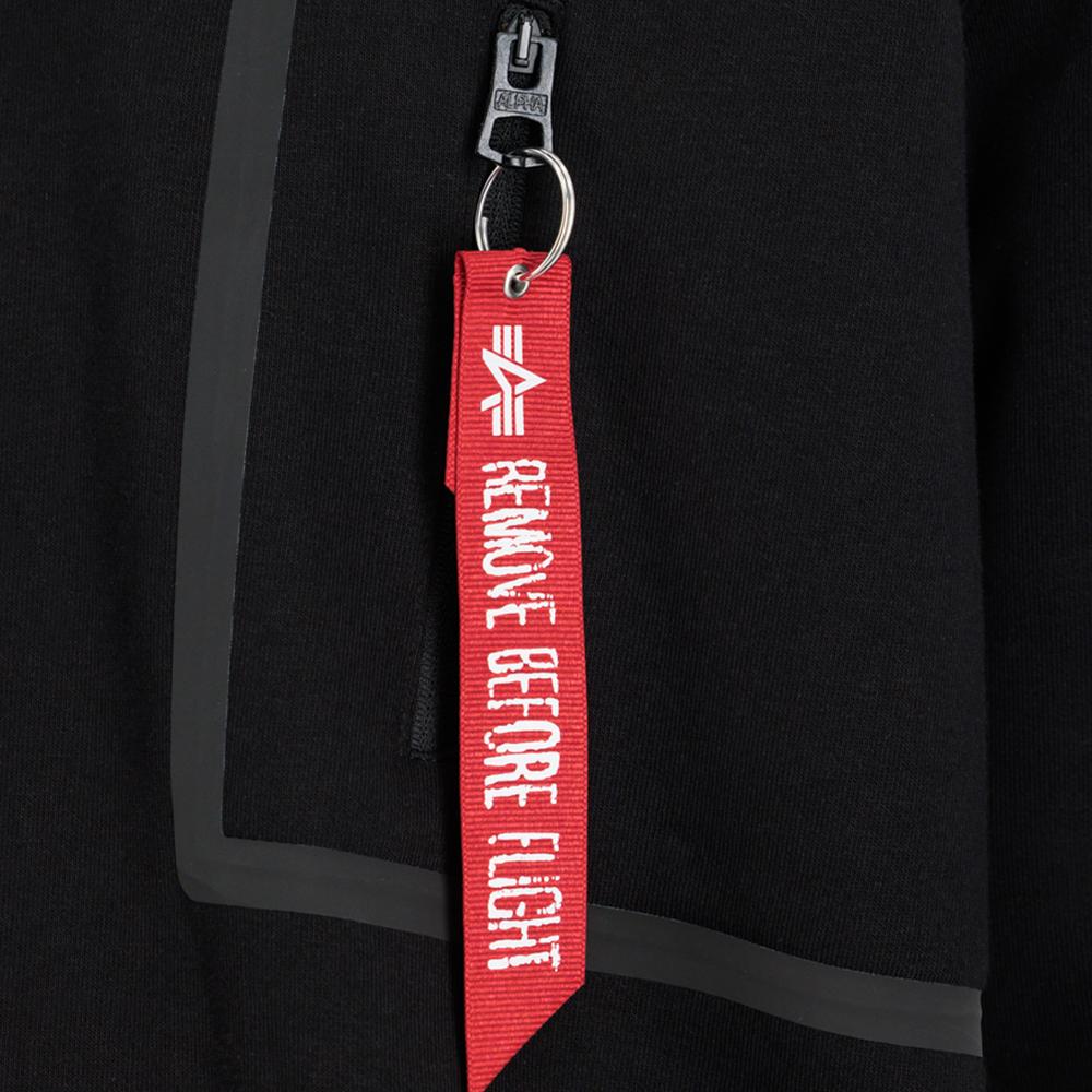 Blúza Alpha Industries Taped Pocket Hoody 13833203 - čierne