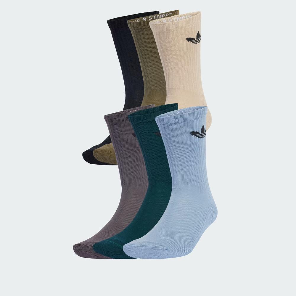 Ponožky adidas Originals Trefoil Cushion Crew Socks 6 Pairs JY2680 - viacfarebné