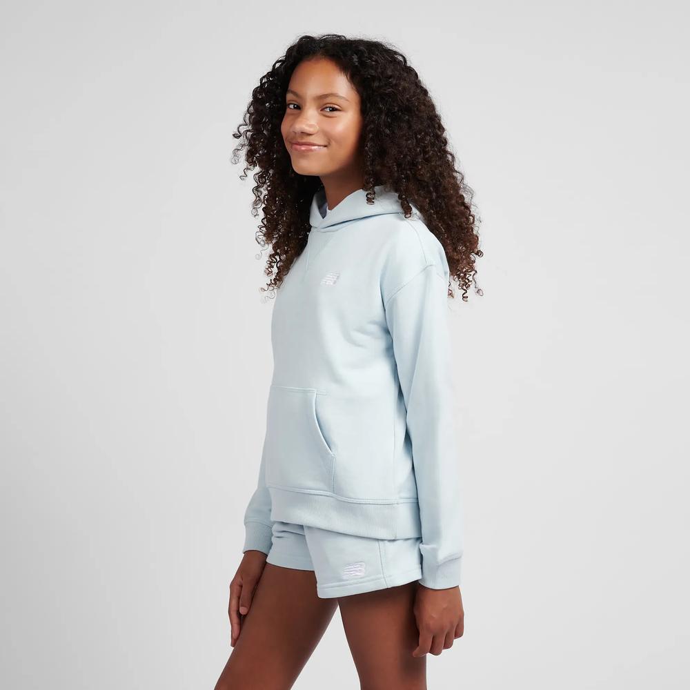 Dětské mikina New Balance LAKG0056FRL - modré