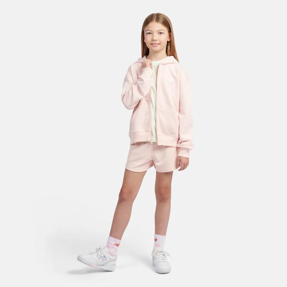 Dětské mikina New Balance LAKG0057PIE - ružové
