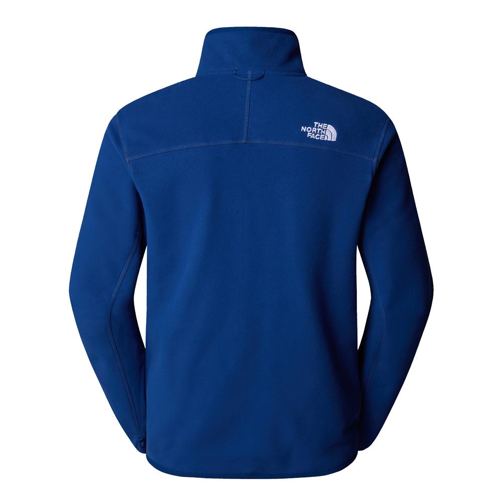 Mužský blúza The North Face 100 Glacier Full-Zip Fleece 0A855XD1R1 - tmavomodré