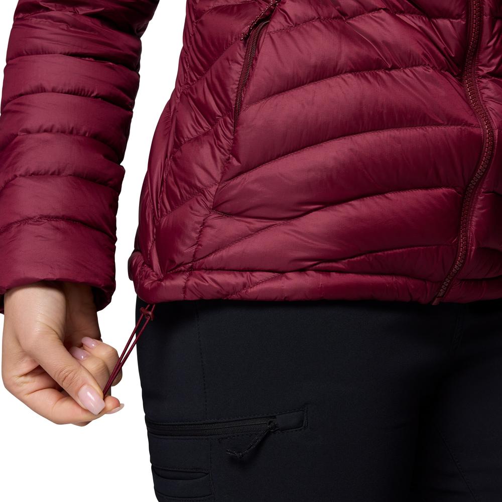 Dámská bunda Columbia Corelite 2133521624 - bordóvé