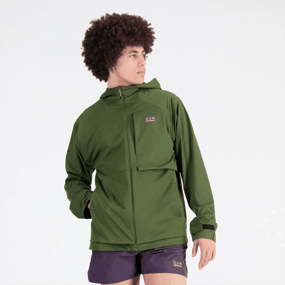 Pánska vetrovka New Balance MJ33276KOU - zelené