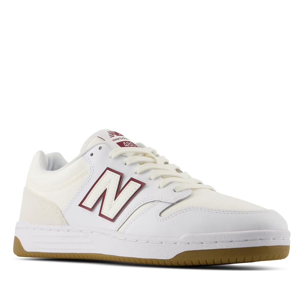 Unisex topánky New Balance U480P1BB - biele
