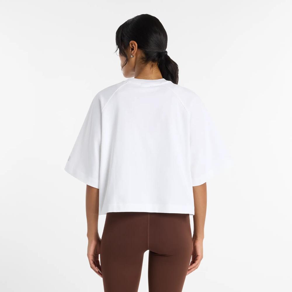 Dámske tričko New Balance WT61371RWT - biele