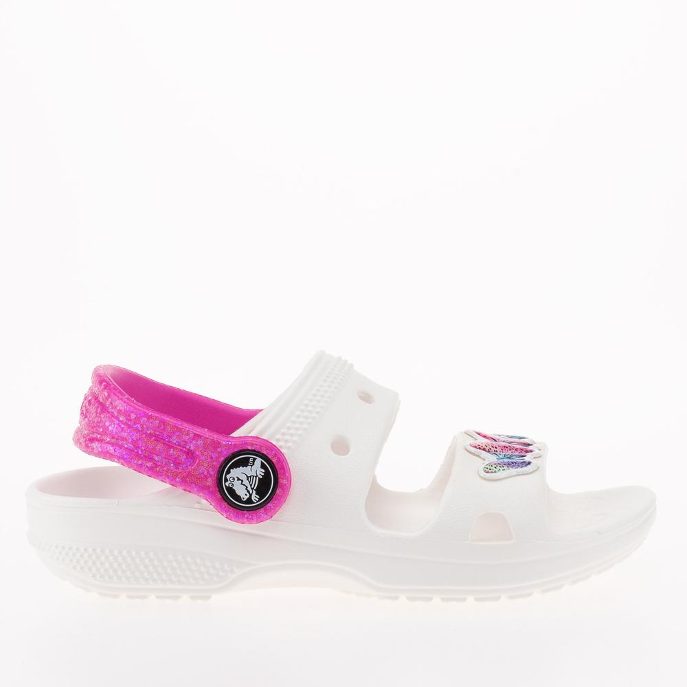 Sandále Crocs Classic Embellished 207803-100 - biele