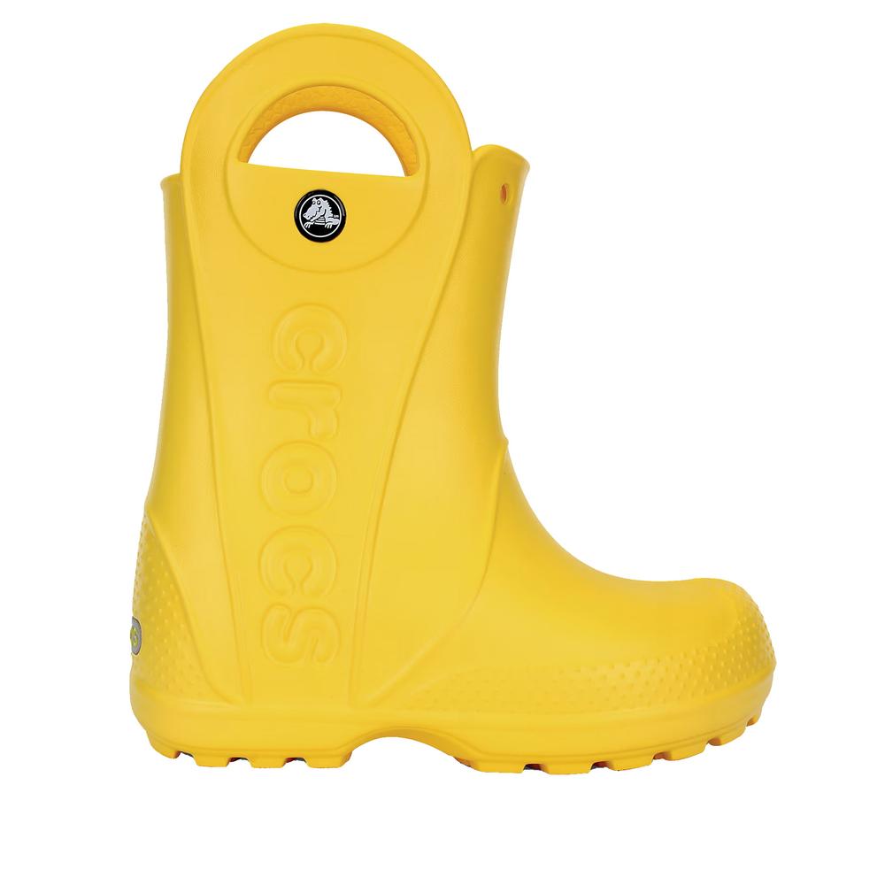 Kalosze Crocs Handle It Rain Boot Kids 12803-730 - žltá