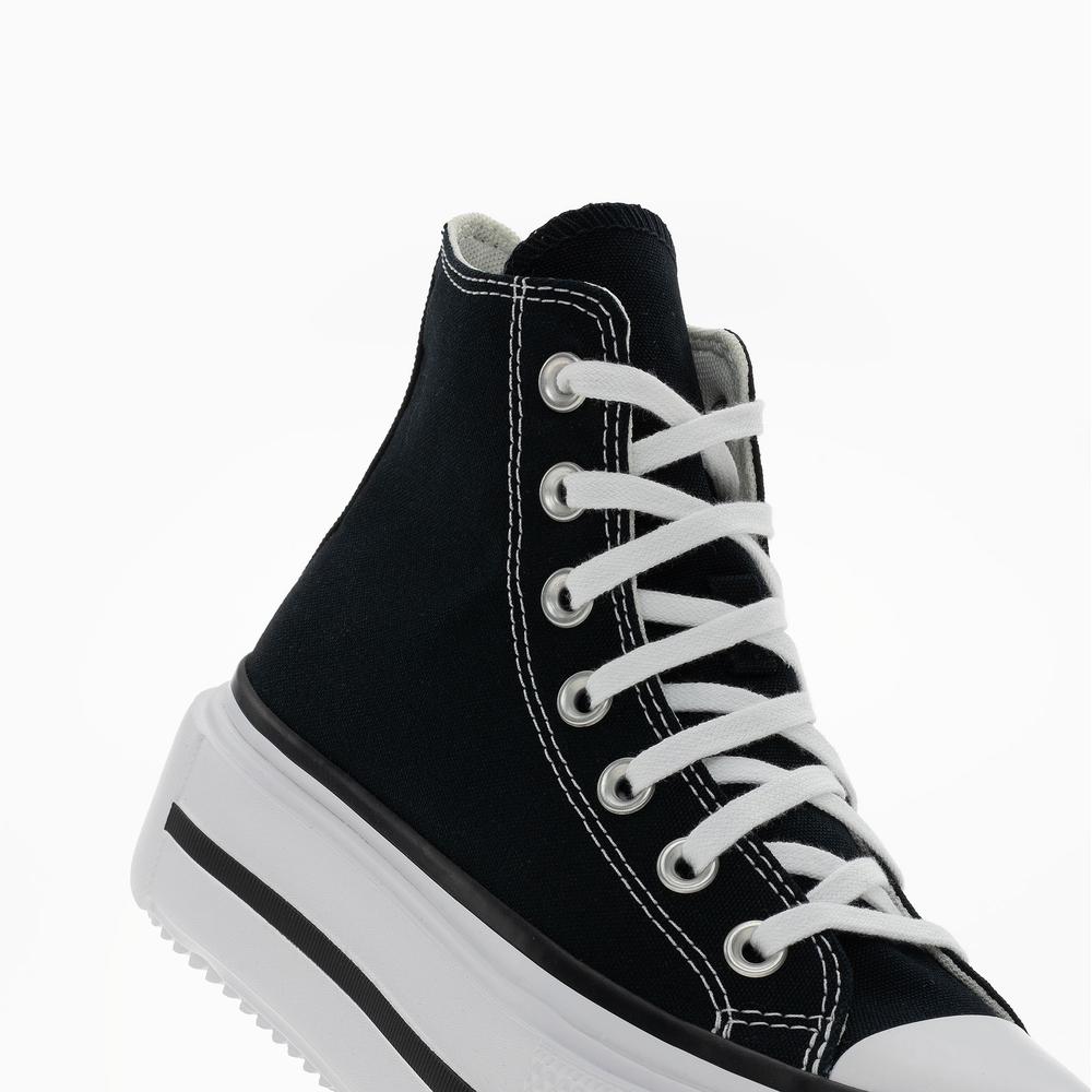 Dámske topánky  Converse Chuck Taylor All Star Lift Double Stack A12975C - čierne