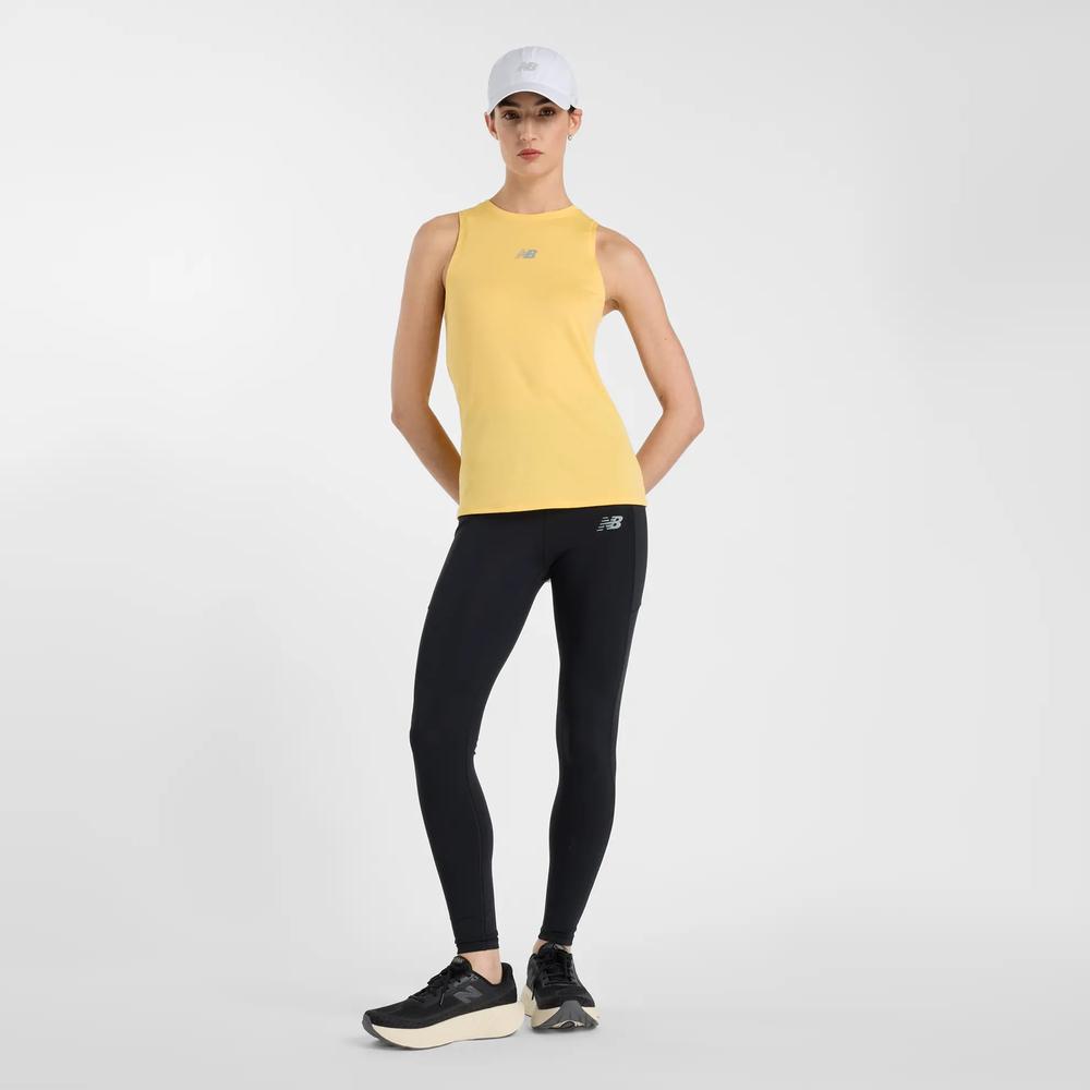 Dámske tričko New Balance WT51252CEE - žltá