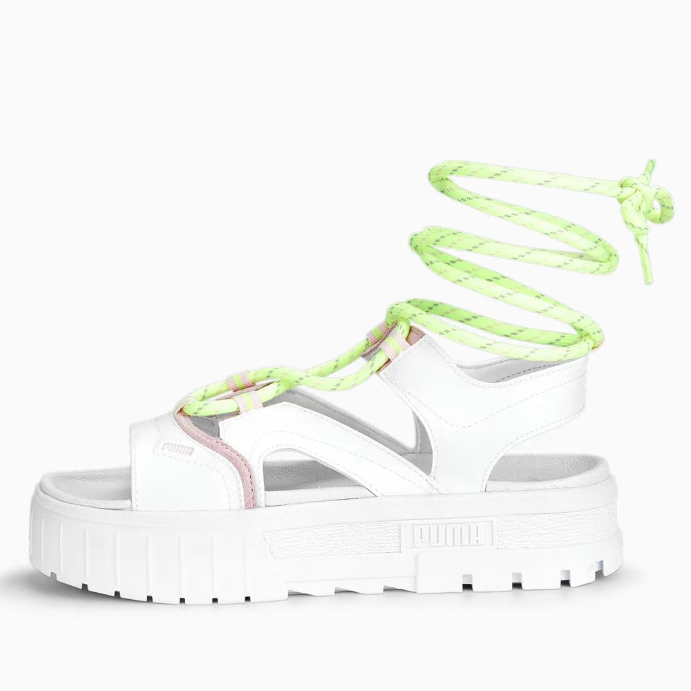 Sandále Puma Mayze Lace Pop 39063801 - biele