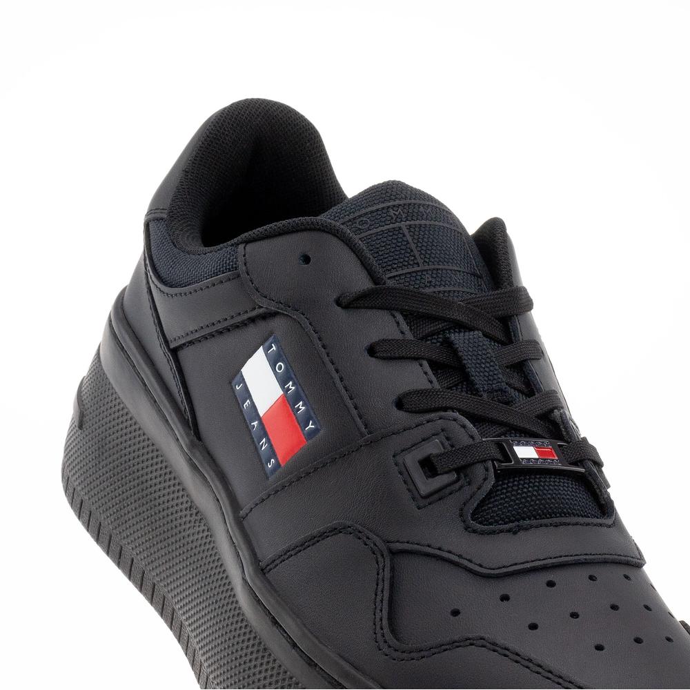 Topánky Tommy Hilfiger TJW Retro Basket Flatform Ess EN0EN02506-BDS - čierne
