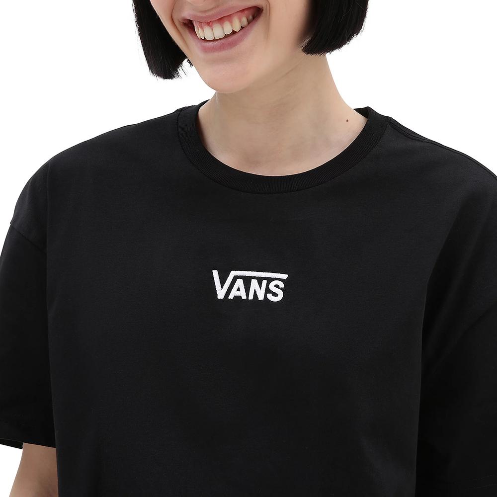 Tričko Vans Flying V Oversized VN0A7YUTBLK1 - čierne