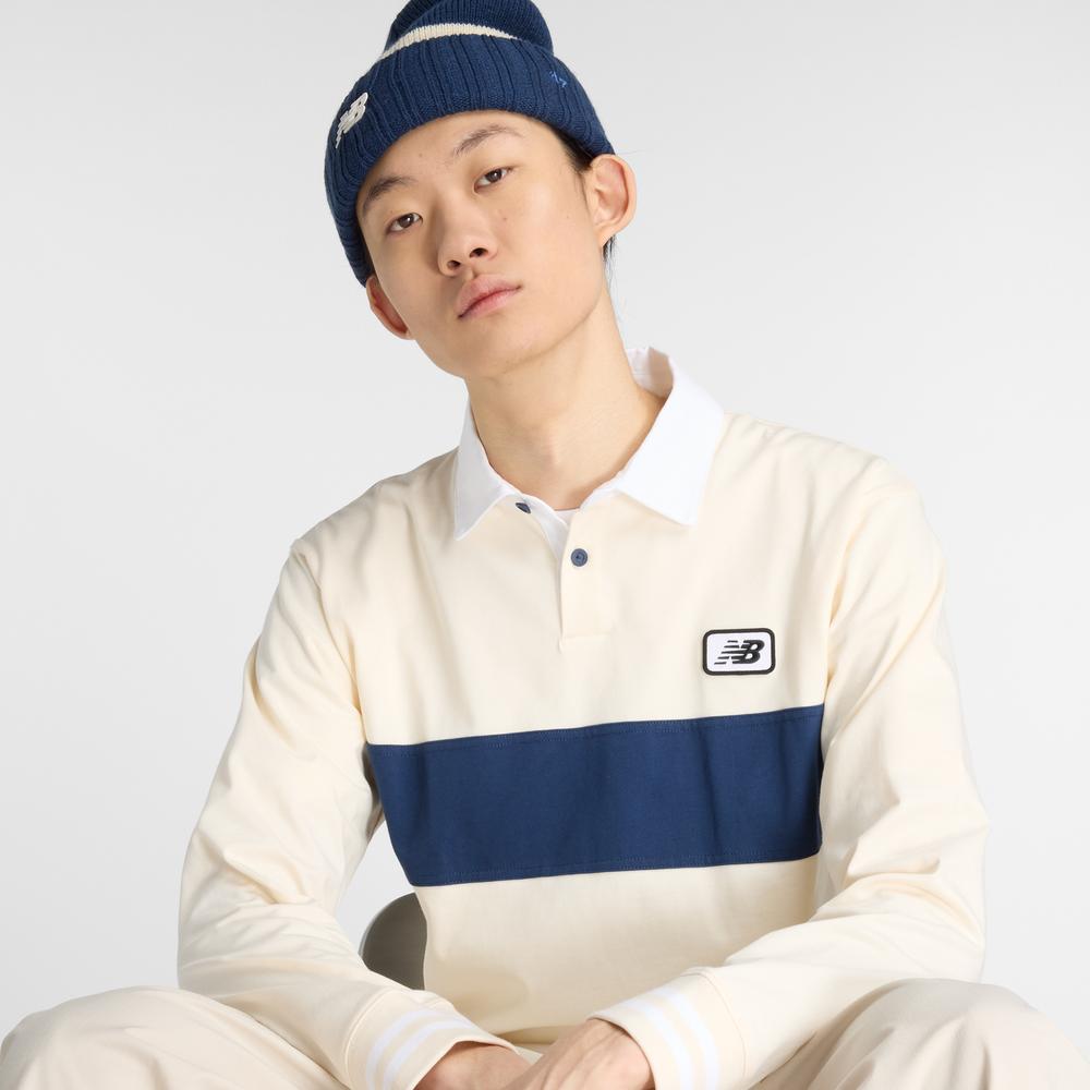 Pánske košeľa New Balance MT53533PEF - béžové